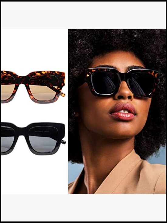 Handcrafted Square Polarized Sunglasses with UV Protection for Women main image 5